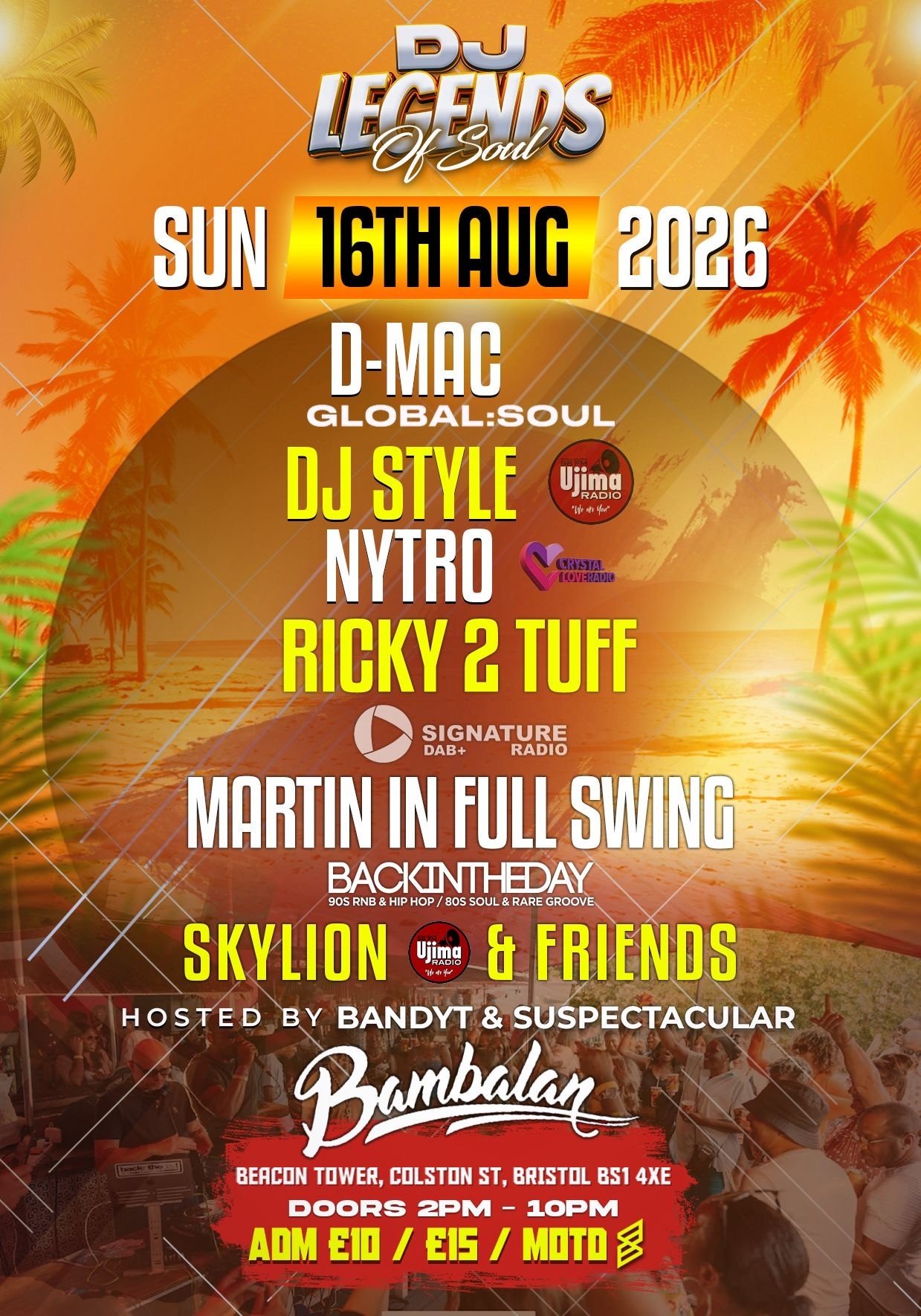 16th August DJ Legends